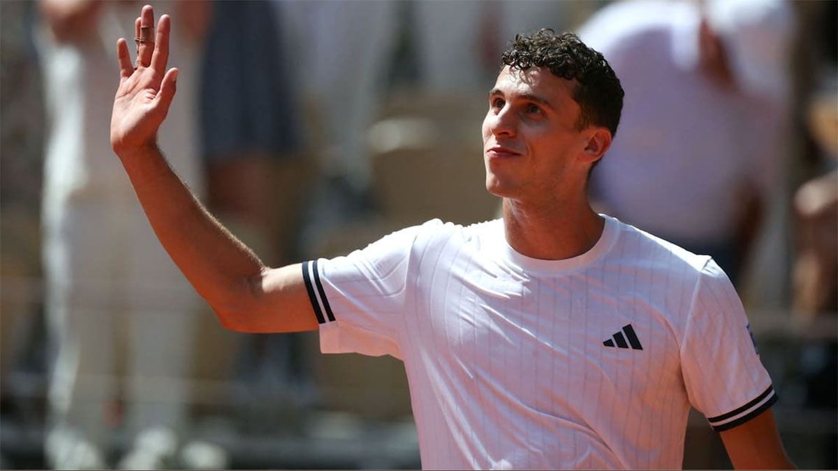 Juan Manuel Cerúndolo volvió a ganar en Roland Garros.
