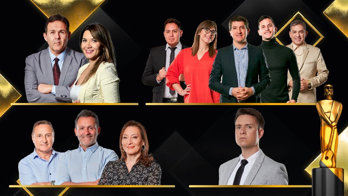De izquierda a derecha: Noticiero 7 (Sergio Suárez y Noelia Nieto). Hola Mendoza (Sergio De izquierda a derecha: Noticiero 7 (Sergio Suárez y Noelia Nieto). Hola Mendoza (Sergio