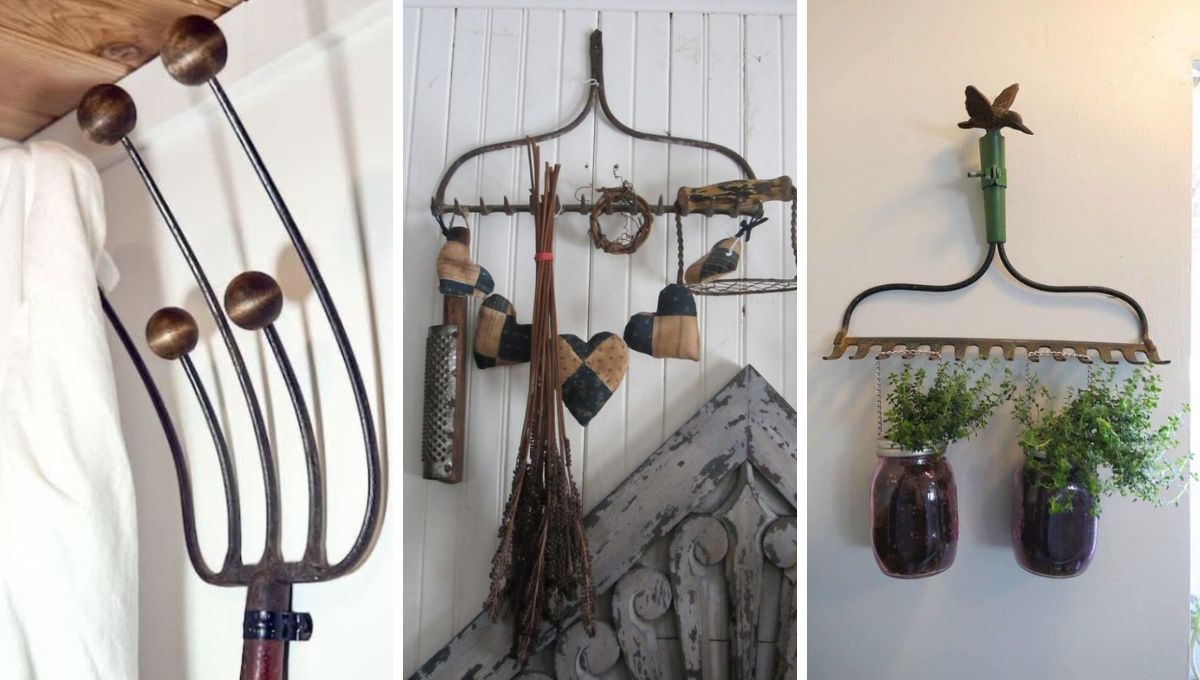 Rastrillo reciclado. Rastrillo reciclado.