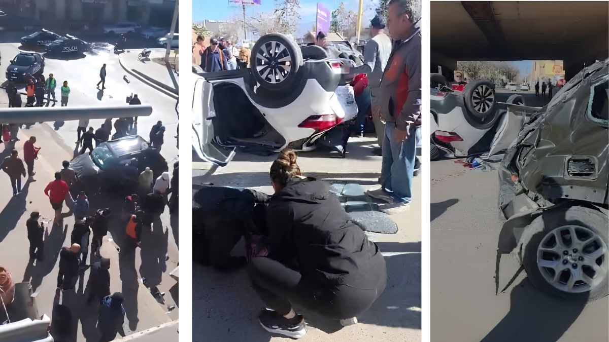 Las consecuencias del accidente fatal en el puente del Acceso Este y Alberdi de Guaymallén. Las consecuencias del accidente fatal en el puente del Acceso Este y Alberdi de Guaymallén.