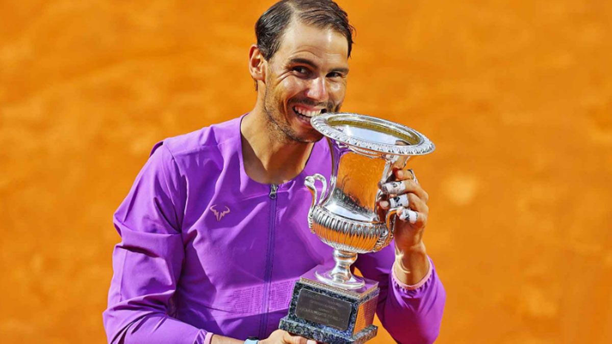 Rafael Nadal ganó 10 veces el Masters 1000 de Roma