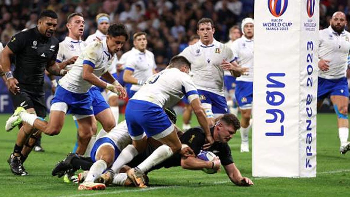 Los All Blacks marcaron 14 tries ante Italia Los All Blacks marcaron 14 tries ante Italia