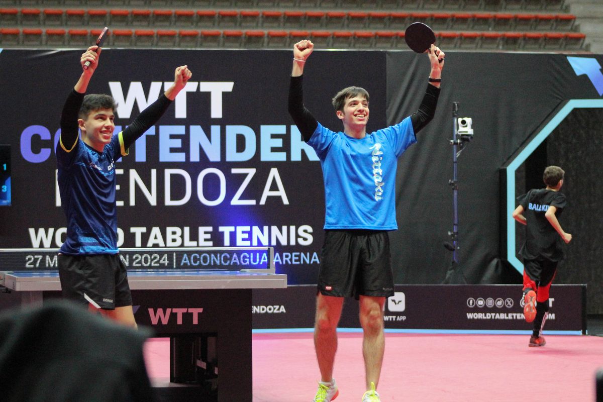 Santiago Lorenzo y Horacio Cifuentes, campeones del WTT Contender Mendoza 2024. Santiago Lorenzo y Horacio Cifuentes, campeones del WTT Contender Mendoza 2024.