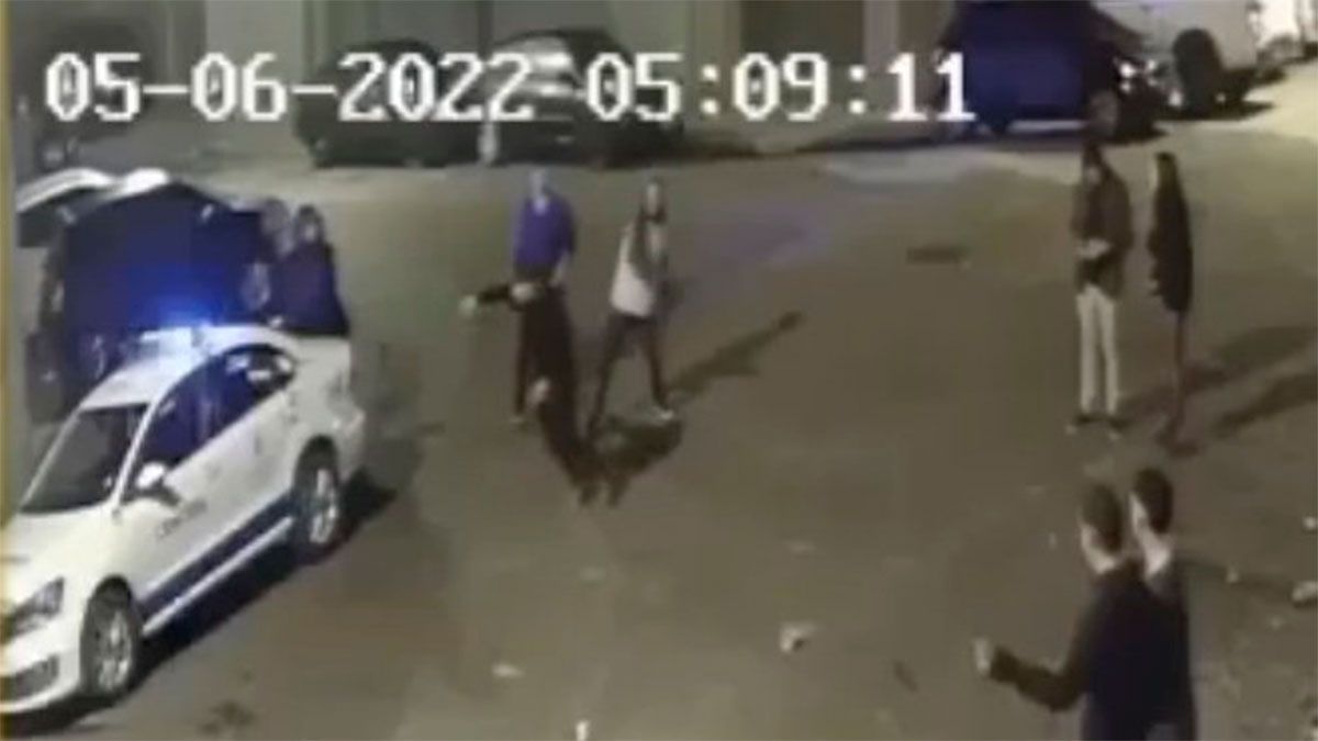 El video de la agresión a Tiziano Gravier se viralizó en las redes.