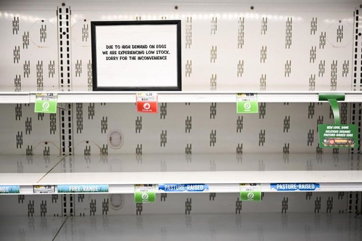 Los estantes de los supermercados de Estados Unidos. Los estantes de los supermercados de Estados Unidos. 