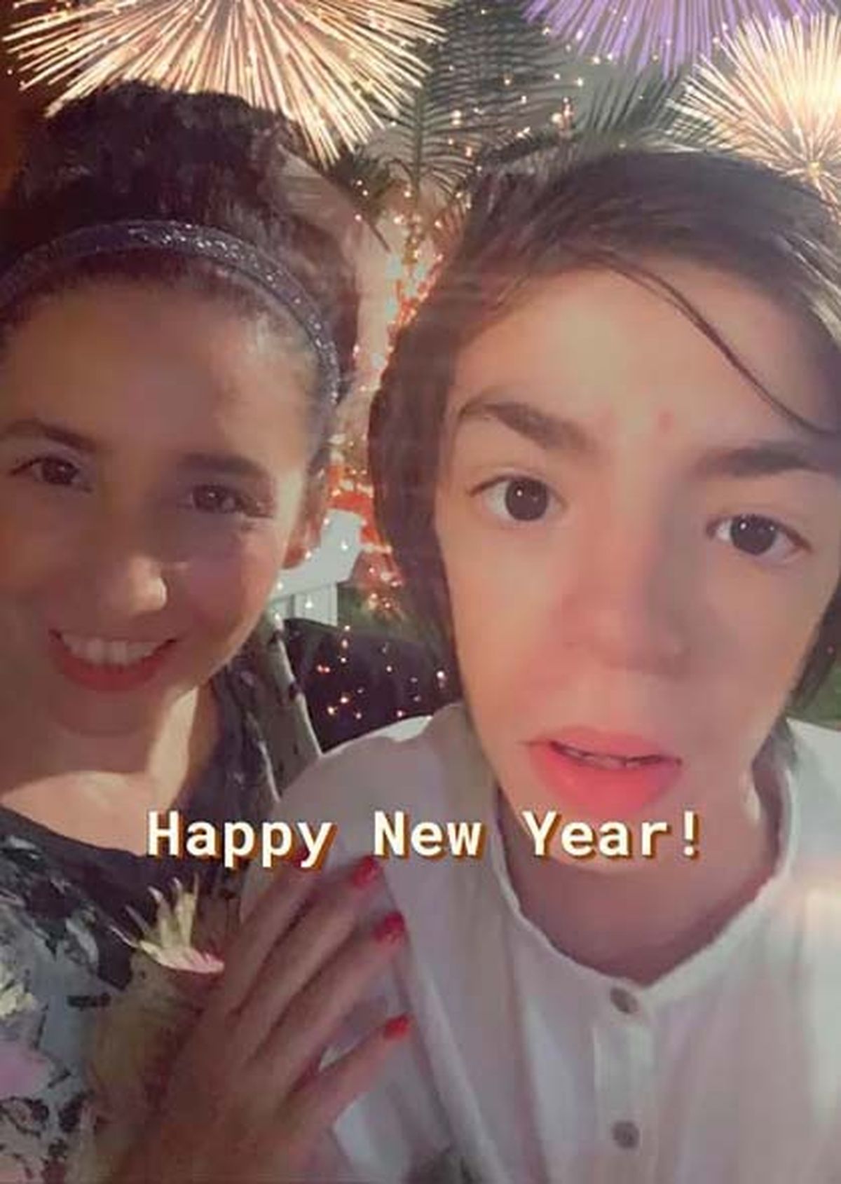 Silvina y Francisco en Año Nuevo, el bebé hoy tiene 17 años y va a empezar la escuela secundaria. Silvina y Francisco en Año Nuevo, el bebé hoy tiene 17 años y va a empezar la escuela secundaria. 