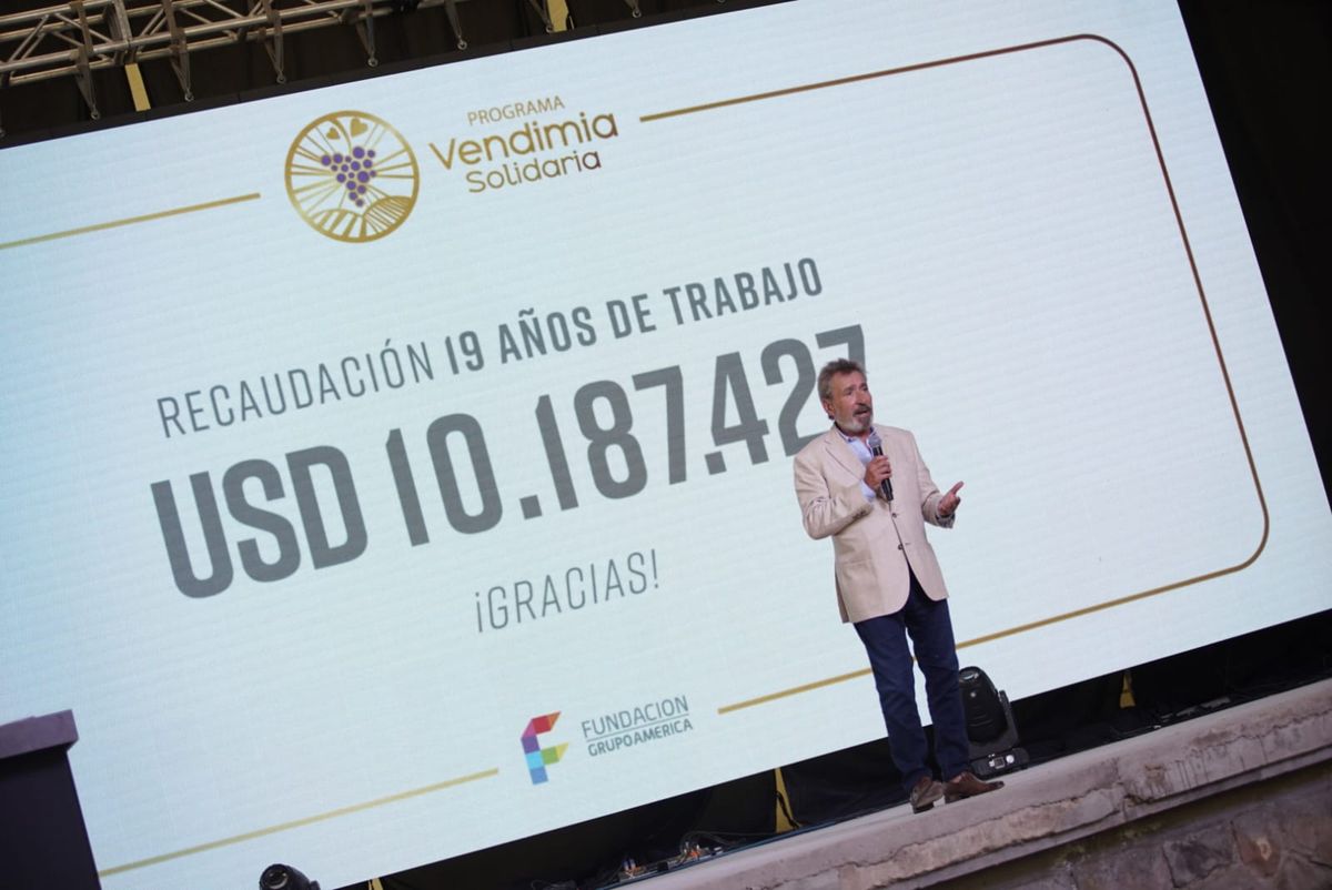 La Vendimia Solidaria lleva recaudados más de 10 millones de dólares desde sus inicios. La Vendimia Solidaria lleva recaudados más de 10 millones de dólares desde sus inicios.