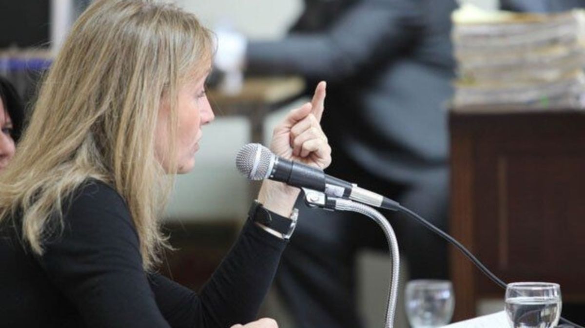 La fiscal María Gloria André lideró los alegatos contra Walter Bento.