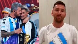 Macelo Tineelli, el Tirri y Lionel Messi.
