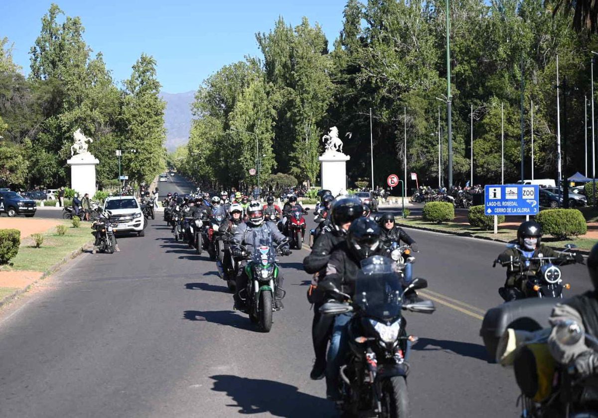 La ciudad de Mendoza también se vio colmada de turistas, y algunos eventos, como el encuentro Internacional de motociclistas, que sumó cientos de viajeros.