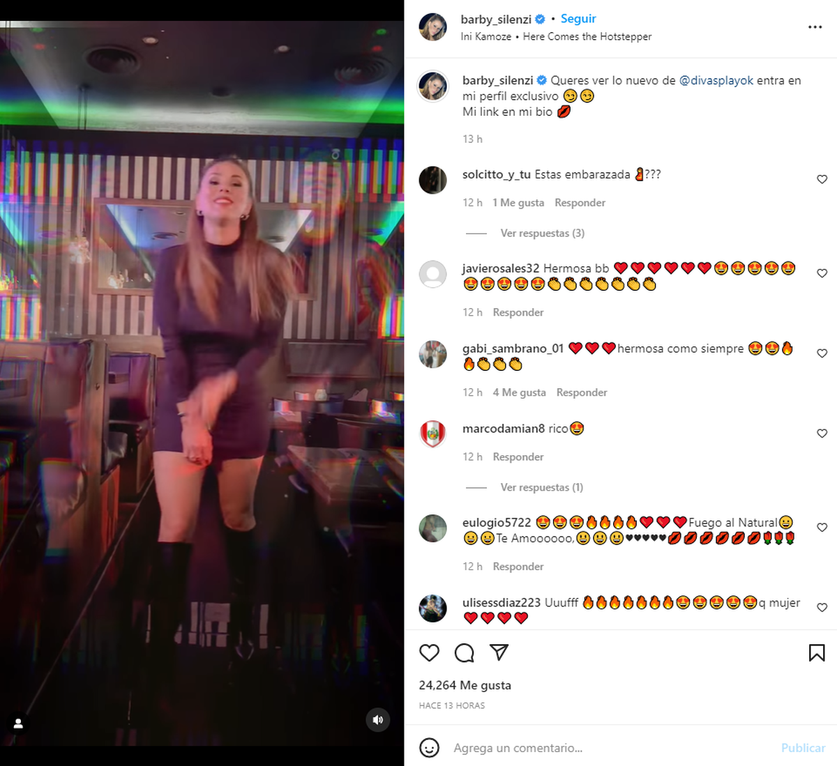 Barby Silenzi Mostró Un Adelanto De Su Nueva Producción Privada Para