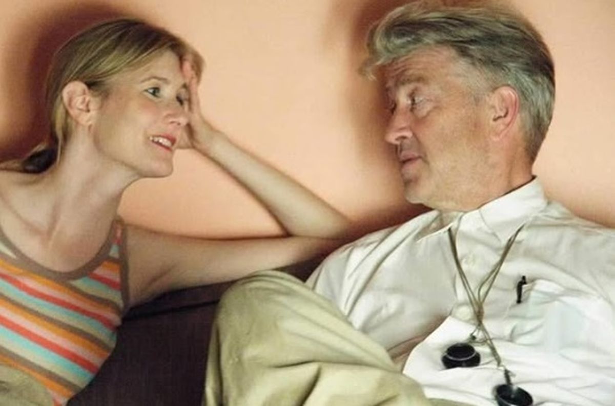 Laura Dern con David Lynch, fue su director y amigo. Laura Dern con David Lynch, fue su director y amigo.