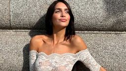 Zaira Nara ultra audaz paraliza Sevilla: corpiñito a la vista