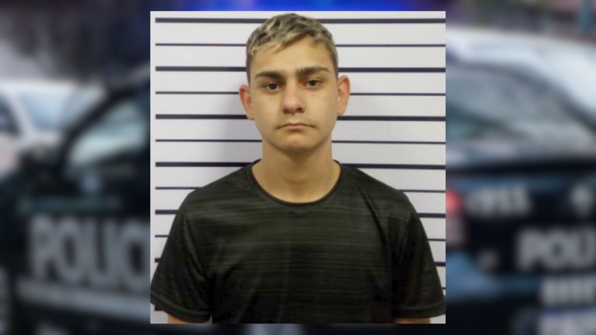 Pimiento Gárate, la víctima del crimen, en una de sus primeras detenciones.