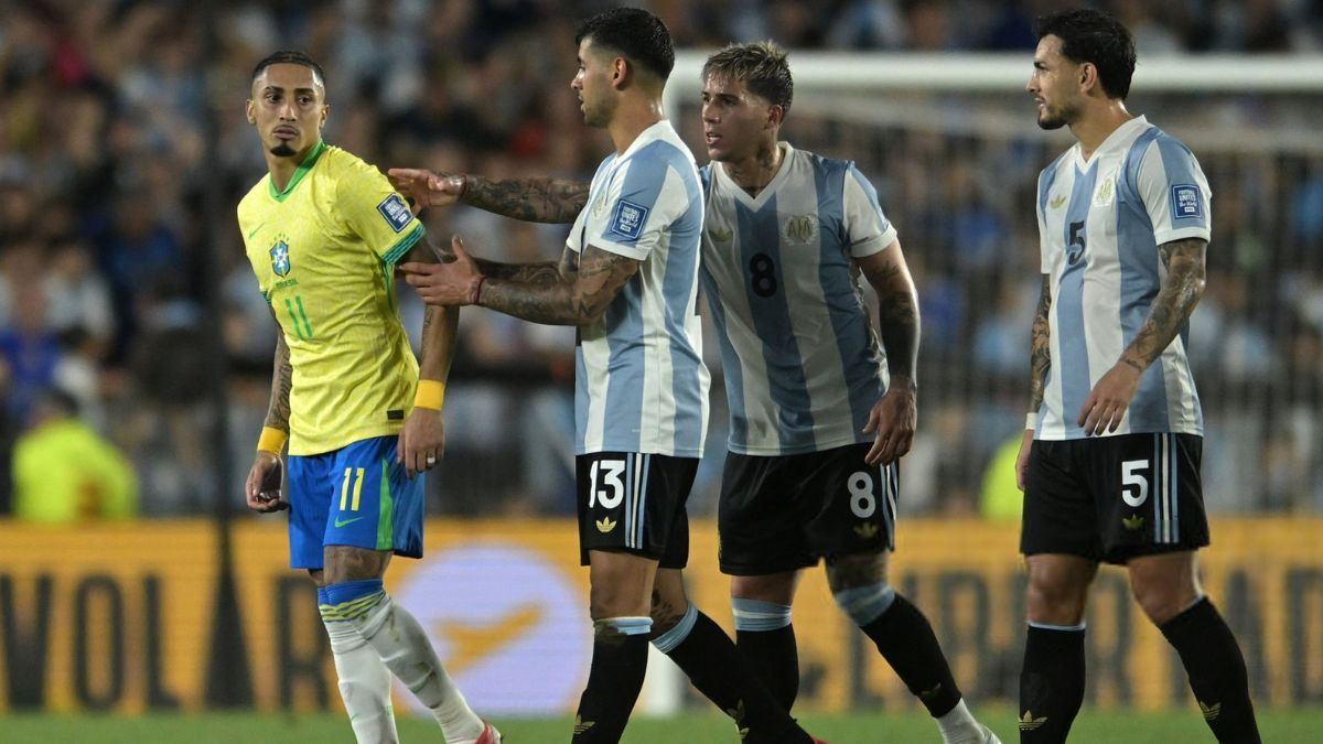 Raphina reaccionó ante la derrota de Brasil en el Monumental.&nbsp;