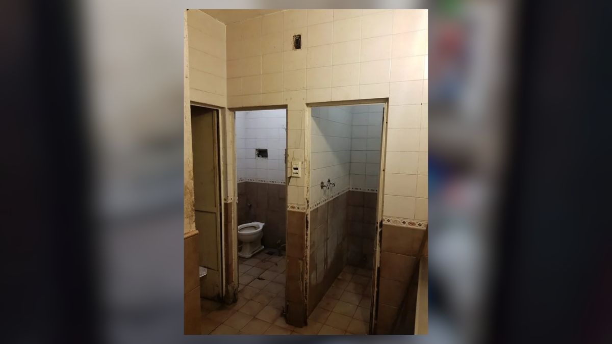 El hotel usurpado se encontraba en condiciones precarias. El hotel usurpado se encontraba en condiciones precarias.