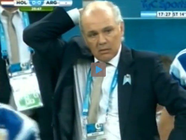 La reacción de Sabella ante la impactante caída de Mascherano