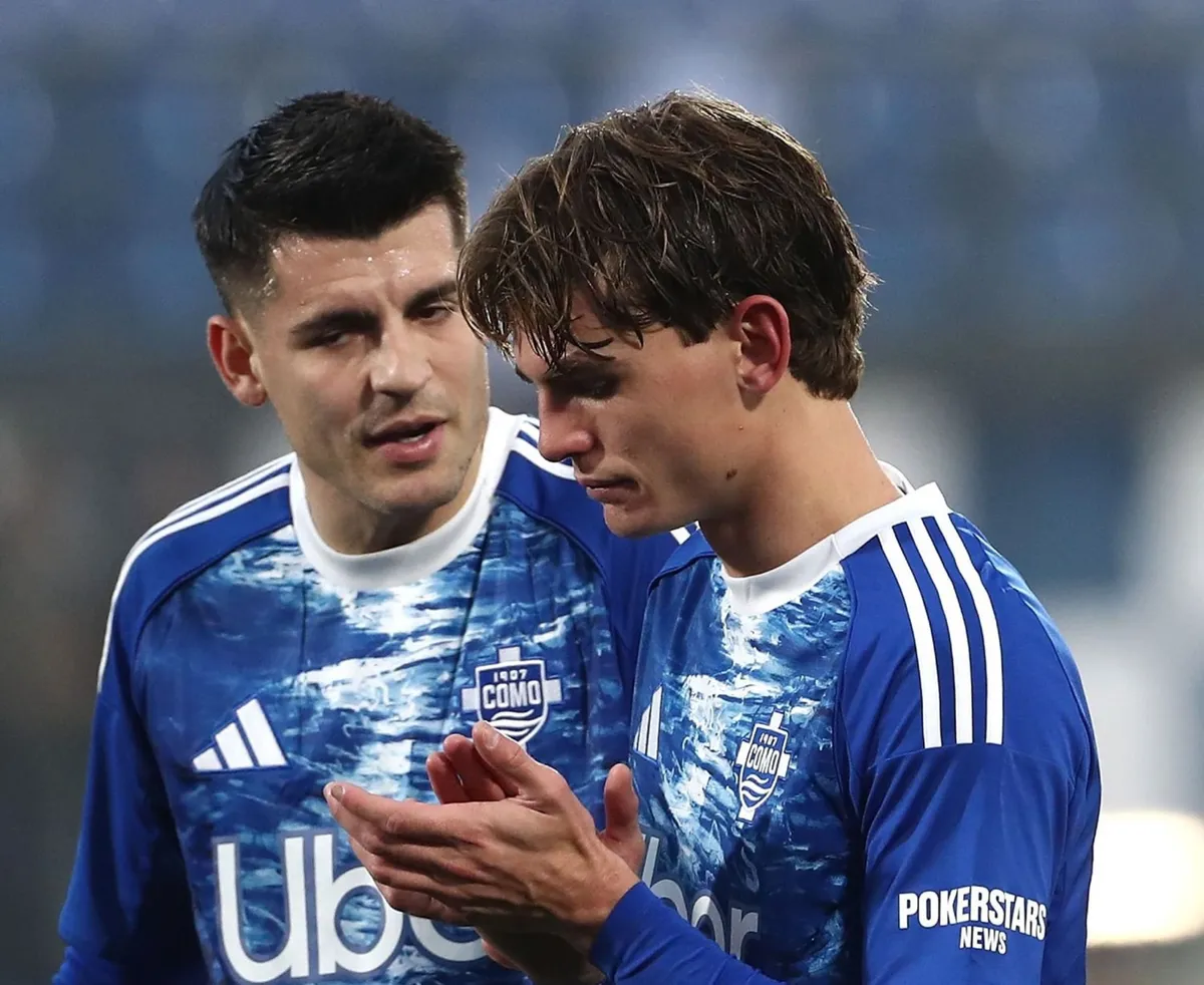 Nico Paz se fue desconsolado tras el 0 a 0.