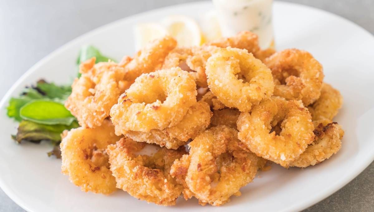 Recetas: rabas a la romana. Foto: gentileza cronista.
