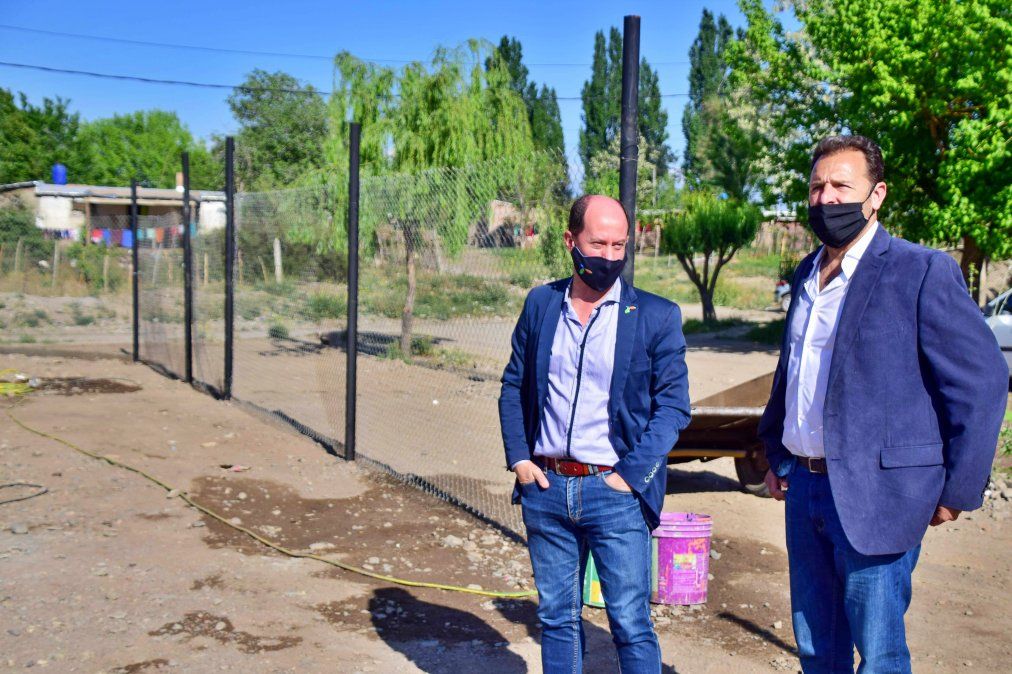 Comenzó la construcción de un SUM en Tupungato junto a Fundación Grupo América.