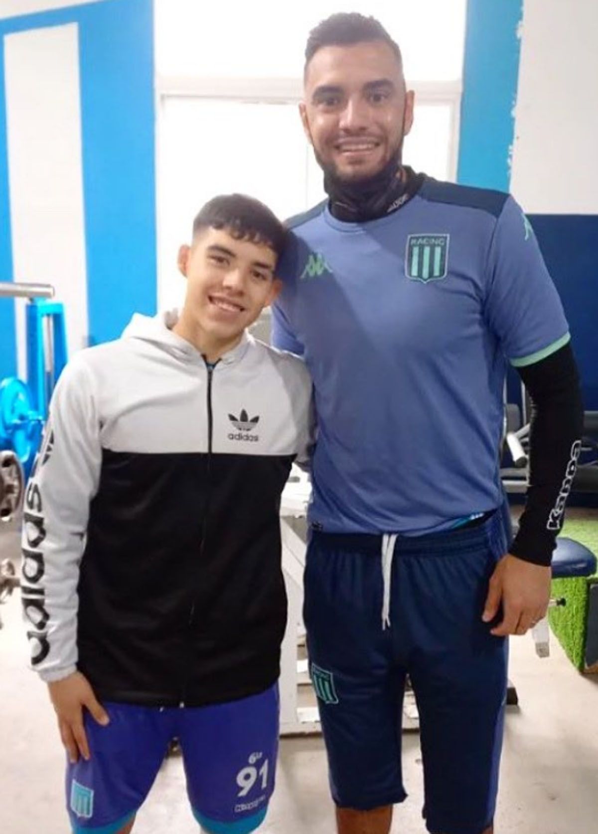 Sergio Romero estuvo entrenando en Racing, donde se hizo profesional