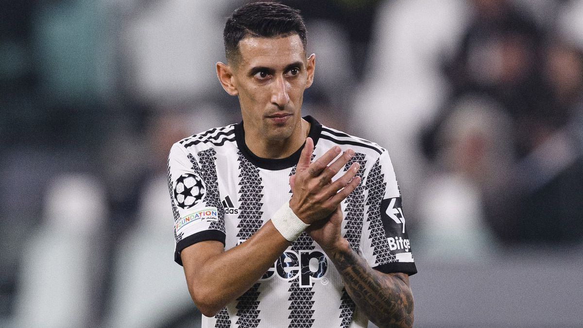 Ángel Di María retomó este lunes las prácticas en la Juventus.