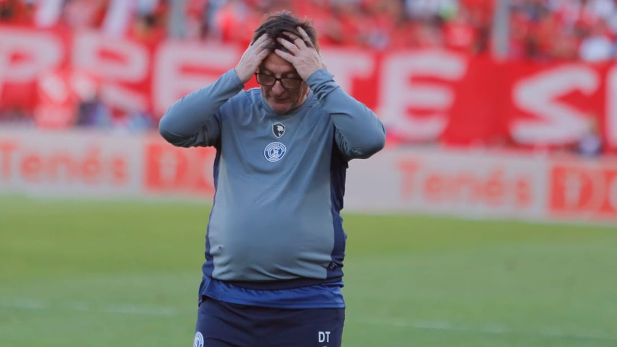 A Berti no le gustó nada el arbitraje.