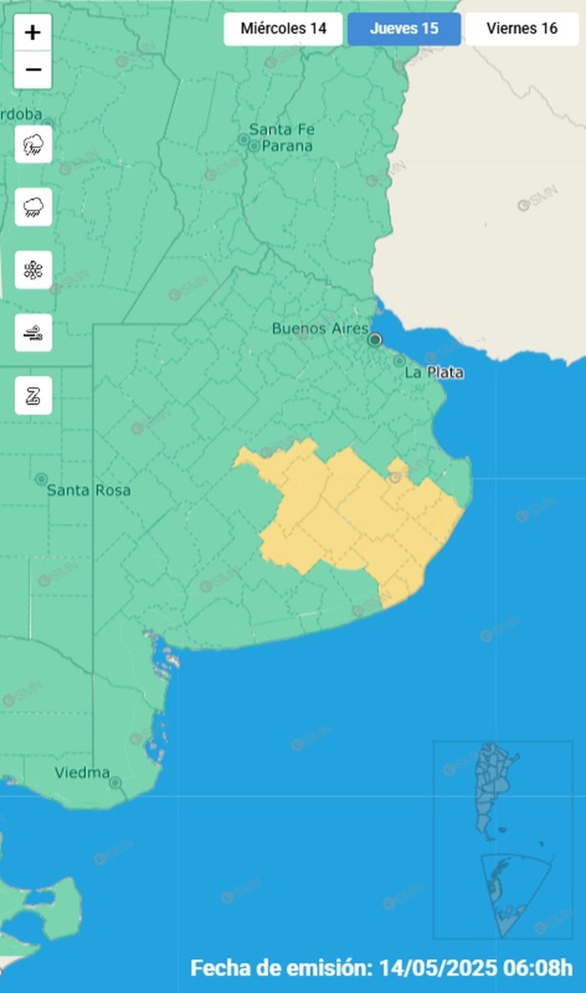 Estas son las ciudades afectadas Estas son las ciudades afectadas