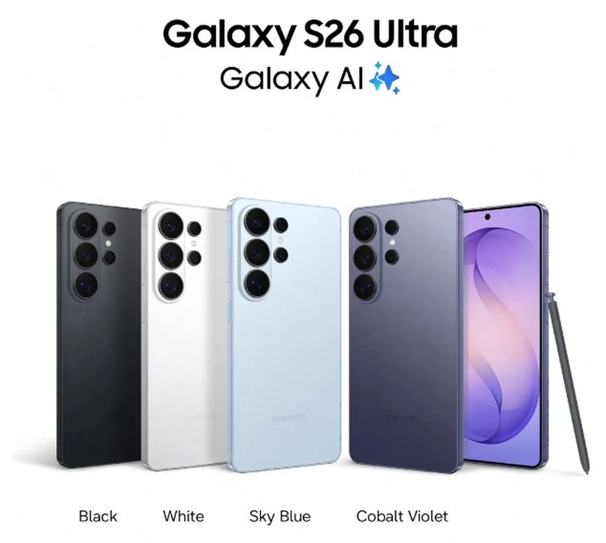 Samsung Galaxy S26 Ultra.