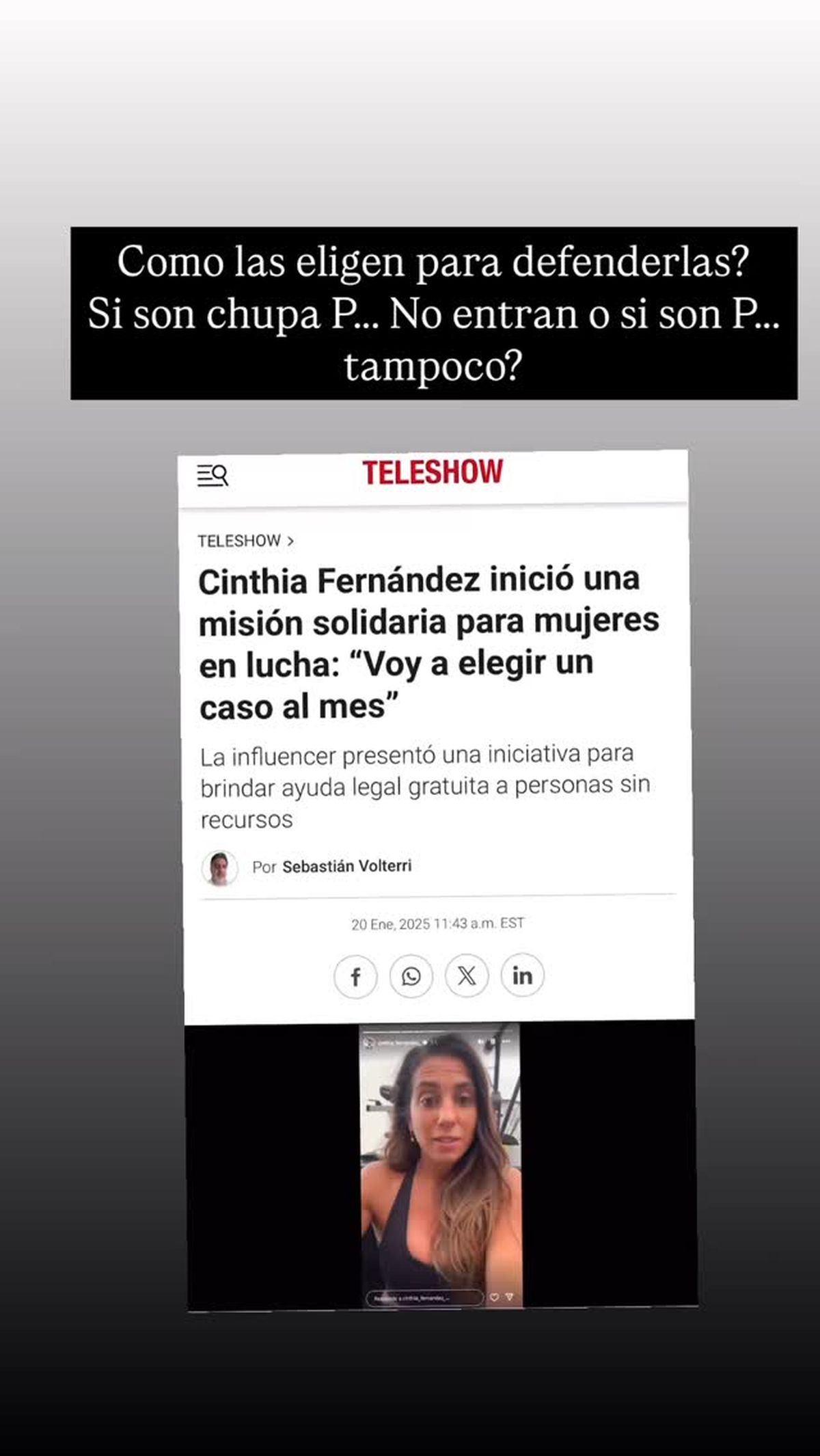 Morena Rial se metió en el escándalo de Cinthia Fernández: Morena Rial se metió en el escándalo de Cinthia Fernández:
