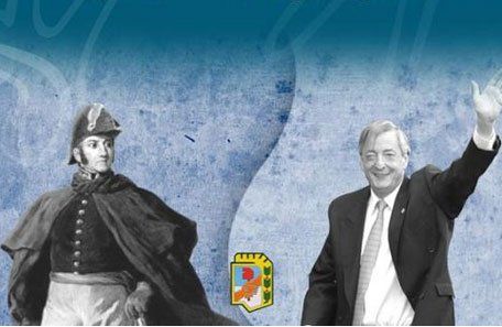 Difundieron un video que compara a Néstor Kirchner con el general San Martín