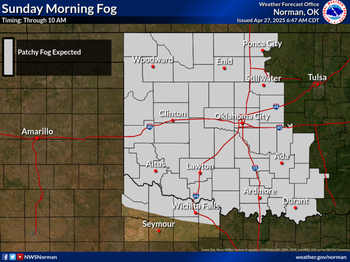 Este domingo hay alerta de niebla Este domingo hay alerta de niebla