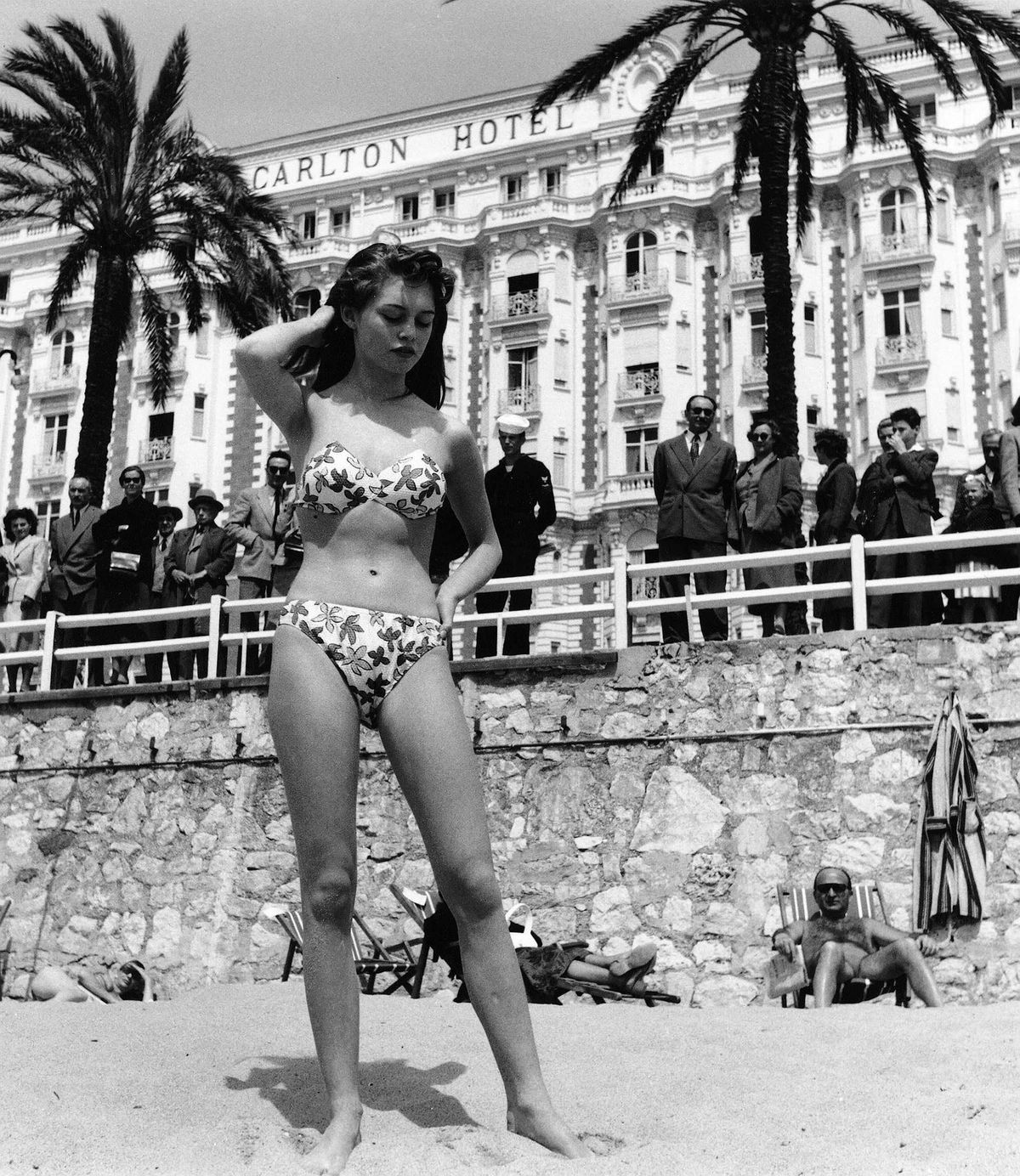 Brigitte Bardot en bikini. Brigitte Bardot en bikini.