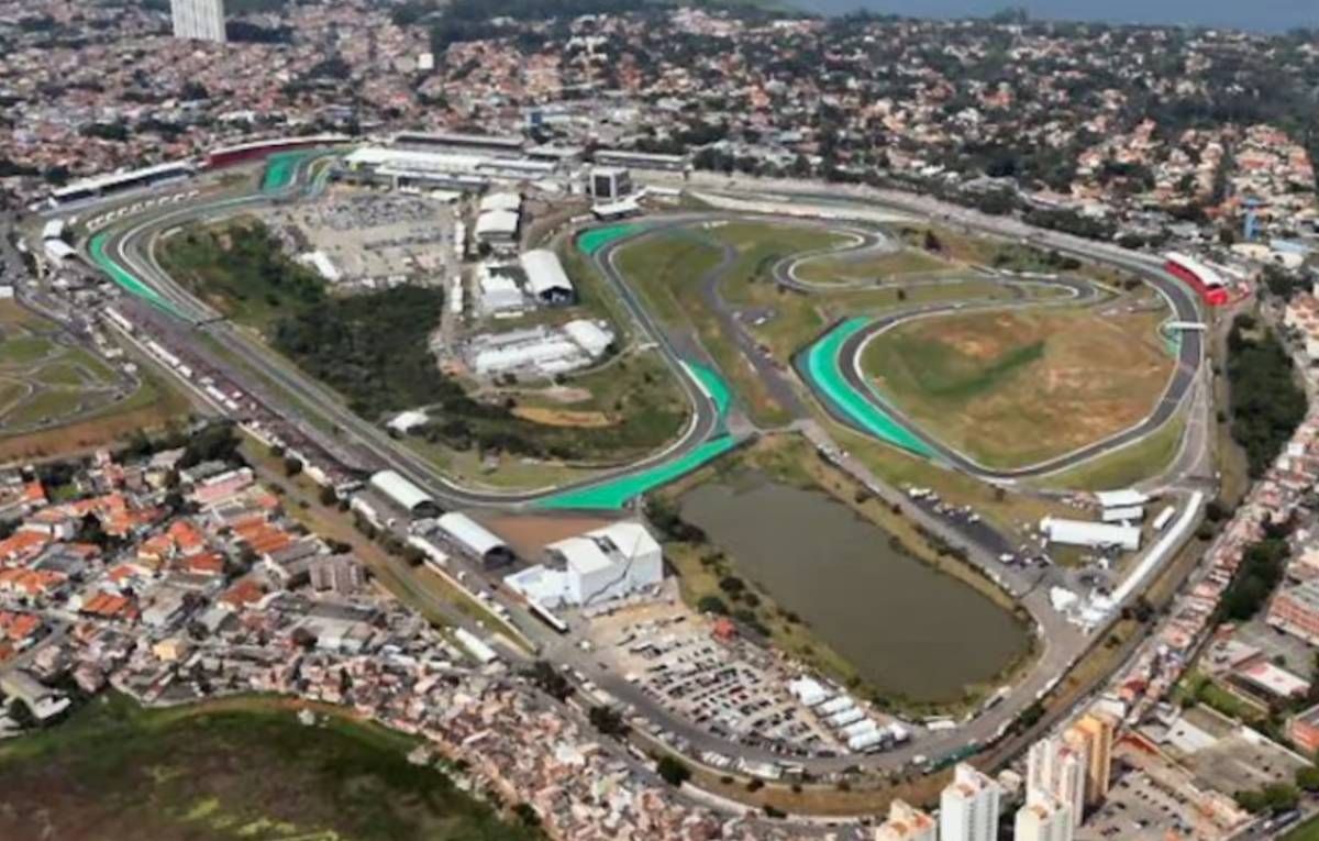 El circuito en el autódromo Interlagos, escenario del Gran Premio de Brasil. El circuito en el autódromo Interlagos, escenario del Gran Premio de Brasil.