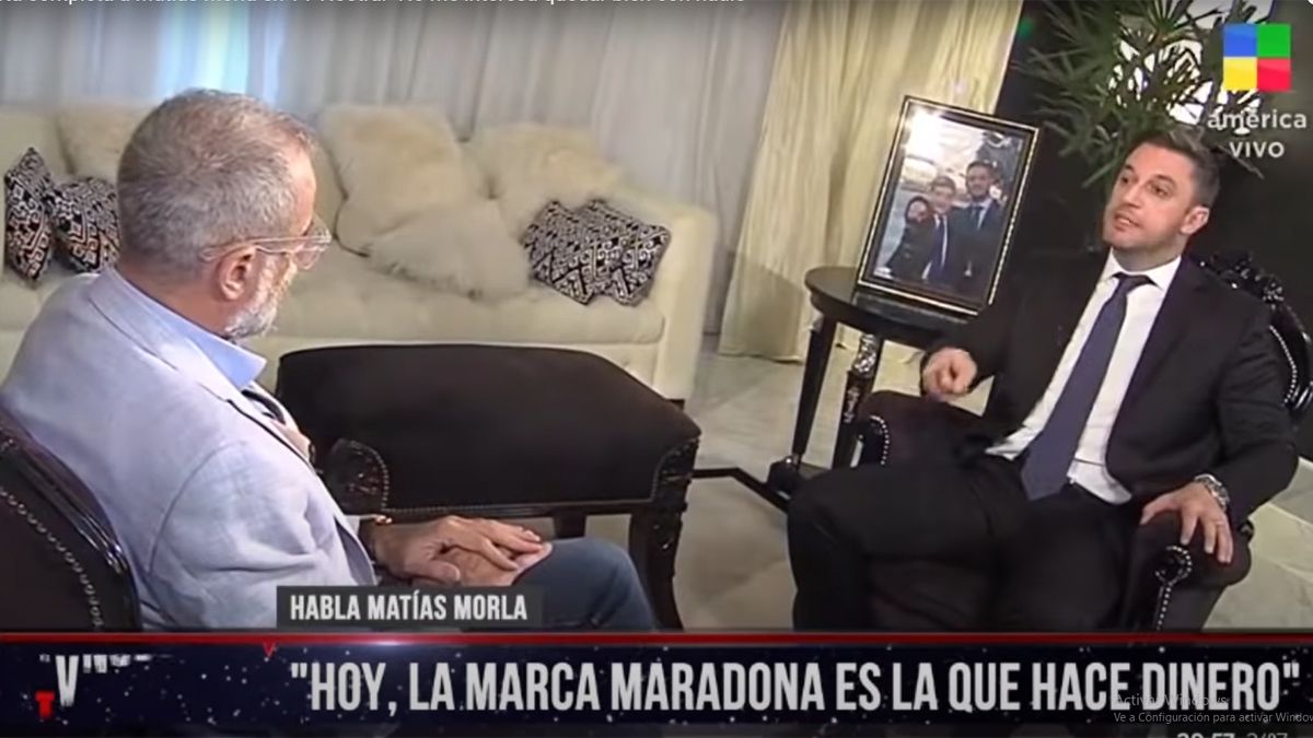 En el debut de TV Nostra Matías Morla habló de la muerte de Maradona 