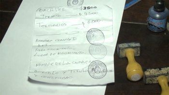 Operaba hace tres años la banda que vendía títulos de estudios falsos