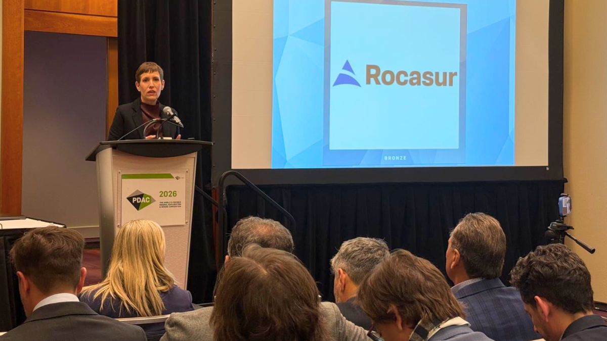 Jimena Latorre abrió el Argentina Mining Pavilion en la feria minera de Canadá. Jimena Latorre abrió el Argentina Mining Pavilion en la feria minera de Canadá.