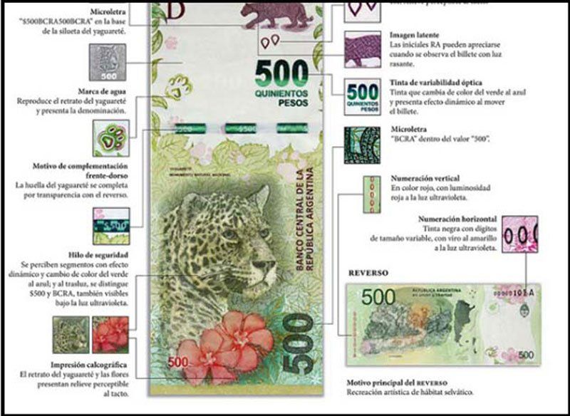 Debuta el billete de $500: estos son los tips para detectar cuáles son falsos