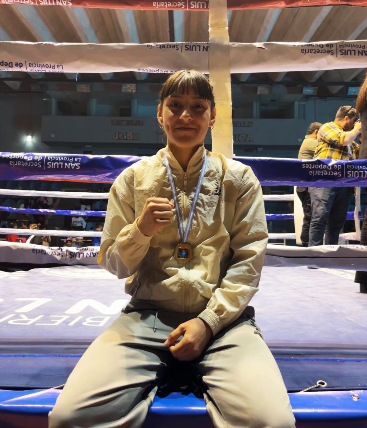 Delfina Arancibia, la mendocina que se consagró campeona Nacional de los 57kg Juveniles. Delfina Arancibia, la mendocina que se consagró campeona Nacional de los 57kg Juveniles.