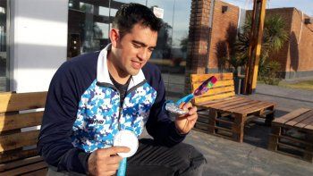 Gastón Alto disfruta sus dos medallas panamericanas