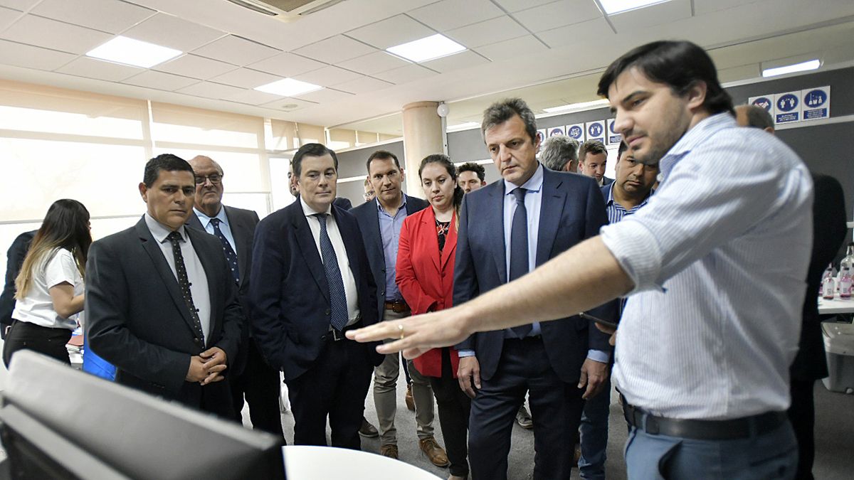 Sergio Massa estuvo en santiago del Estero. Allí anunció el nuevo piso para el Impuesto a las Ganancias.