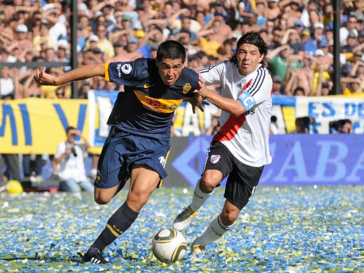 Juan Rom&aacute;n Riquelme y el Mu&ntilde;eco Gallardo se enfrentaron 5 veces.