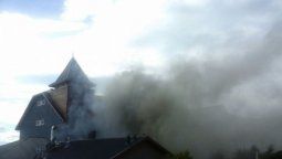Se incendió el hotel Alto Calafate
