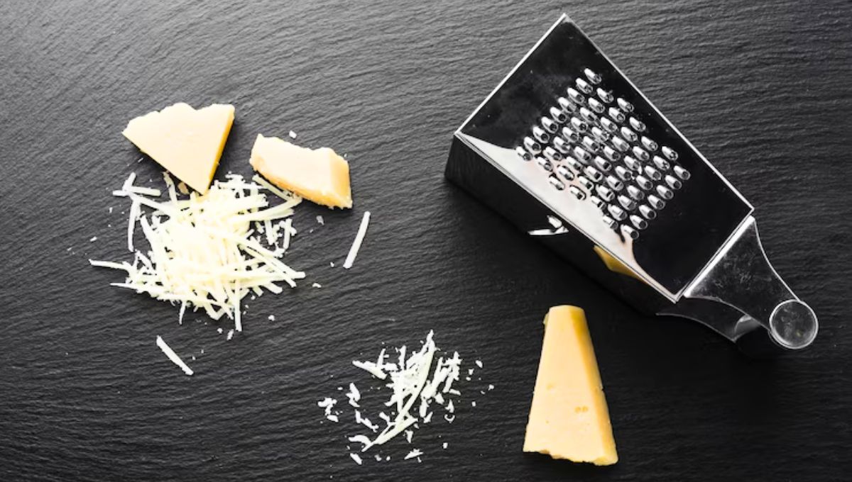 Con el rallador de queso, puedes realizar una brillante idea para el hogar