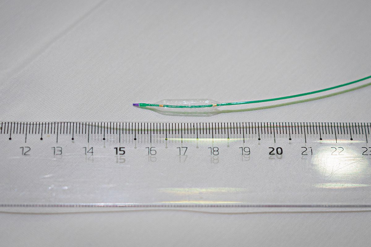 Balón de dilatación. Instrumento milimétrico para la intervención