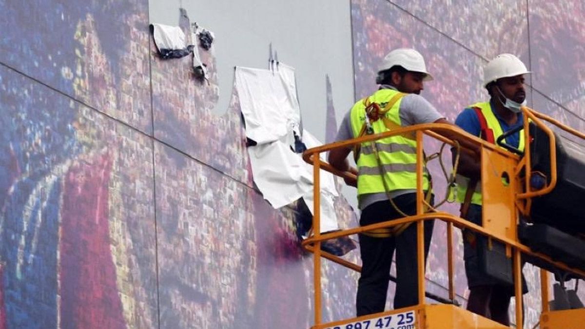 Barcelona eliminó los carteles de Messi del Camp Nou