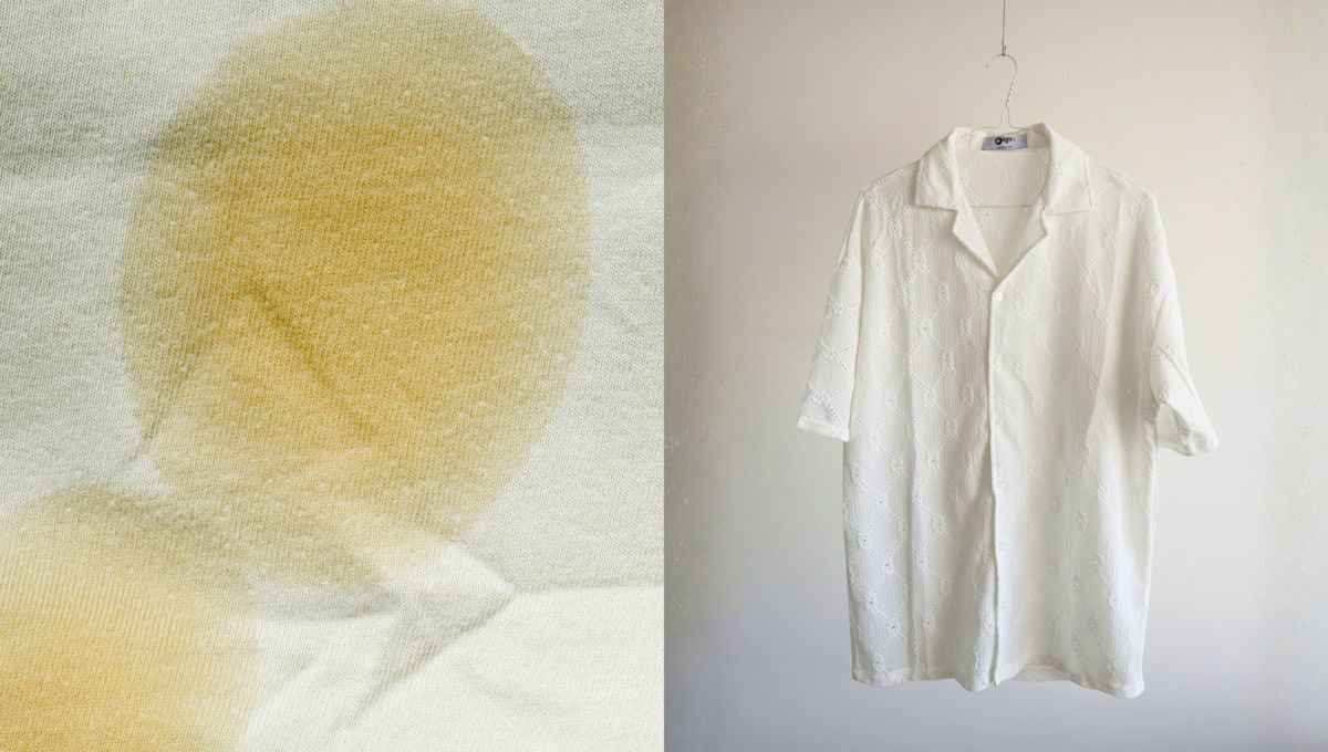 Con un ingrediente: elimina las manchas amarillas en la ropa blanca gracias a un truco