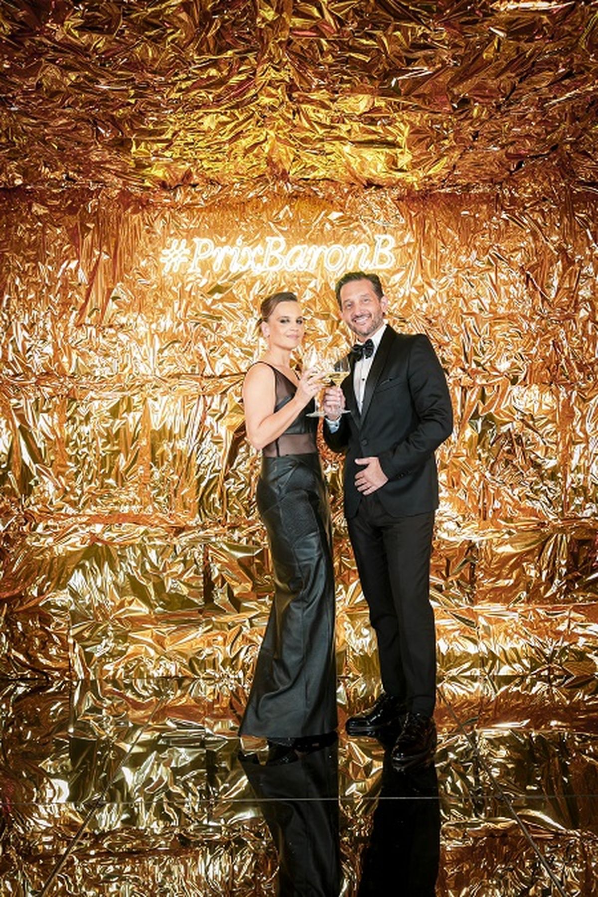 Sabrina Garciarena y Germán Paoloski fueron los primeros en llegar. Sabrina Garciarena y Germán Paoloski fueron los primeros en llegar.