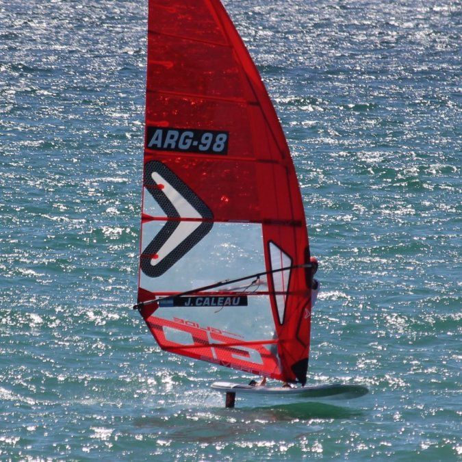 Juani Caleau fue el mendocino más destacado.