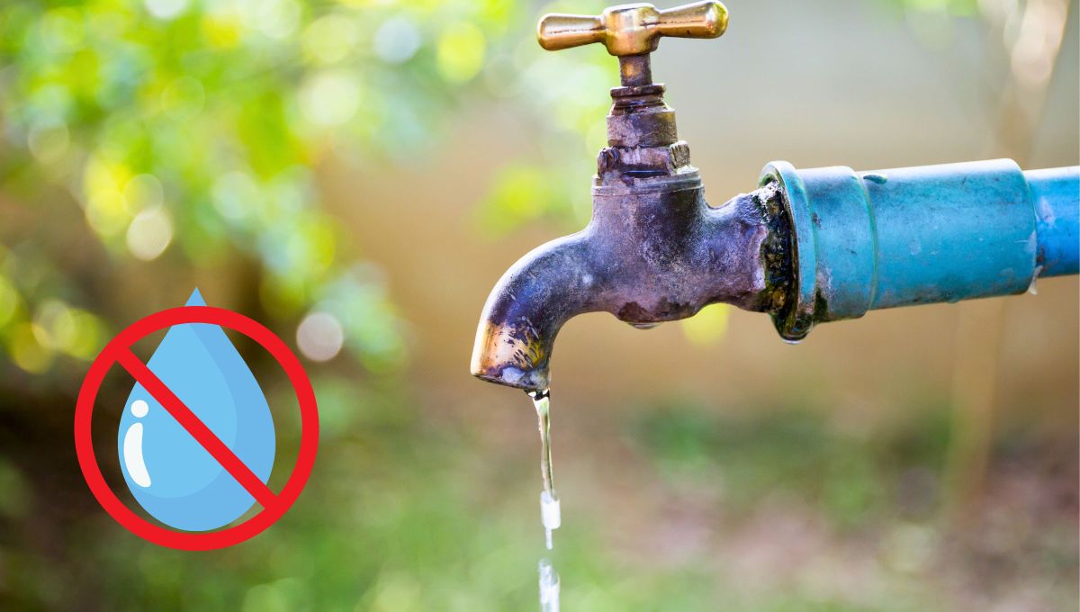 Corte de agua por tiempo indefinido deja sin servicio una importante ciudad